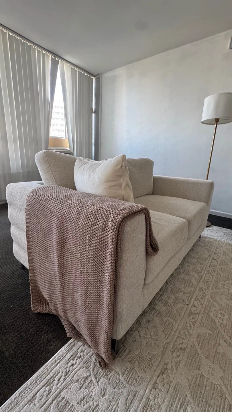 Beige Two-Seater Micah Sofa Leon’s