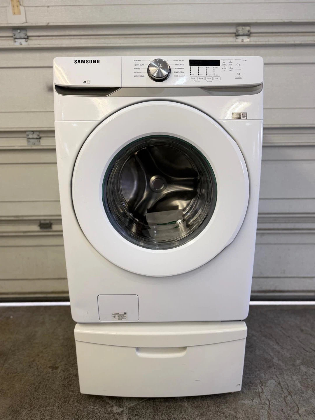 Samsung Front Load Washer with Pedestal
