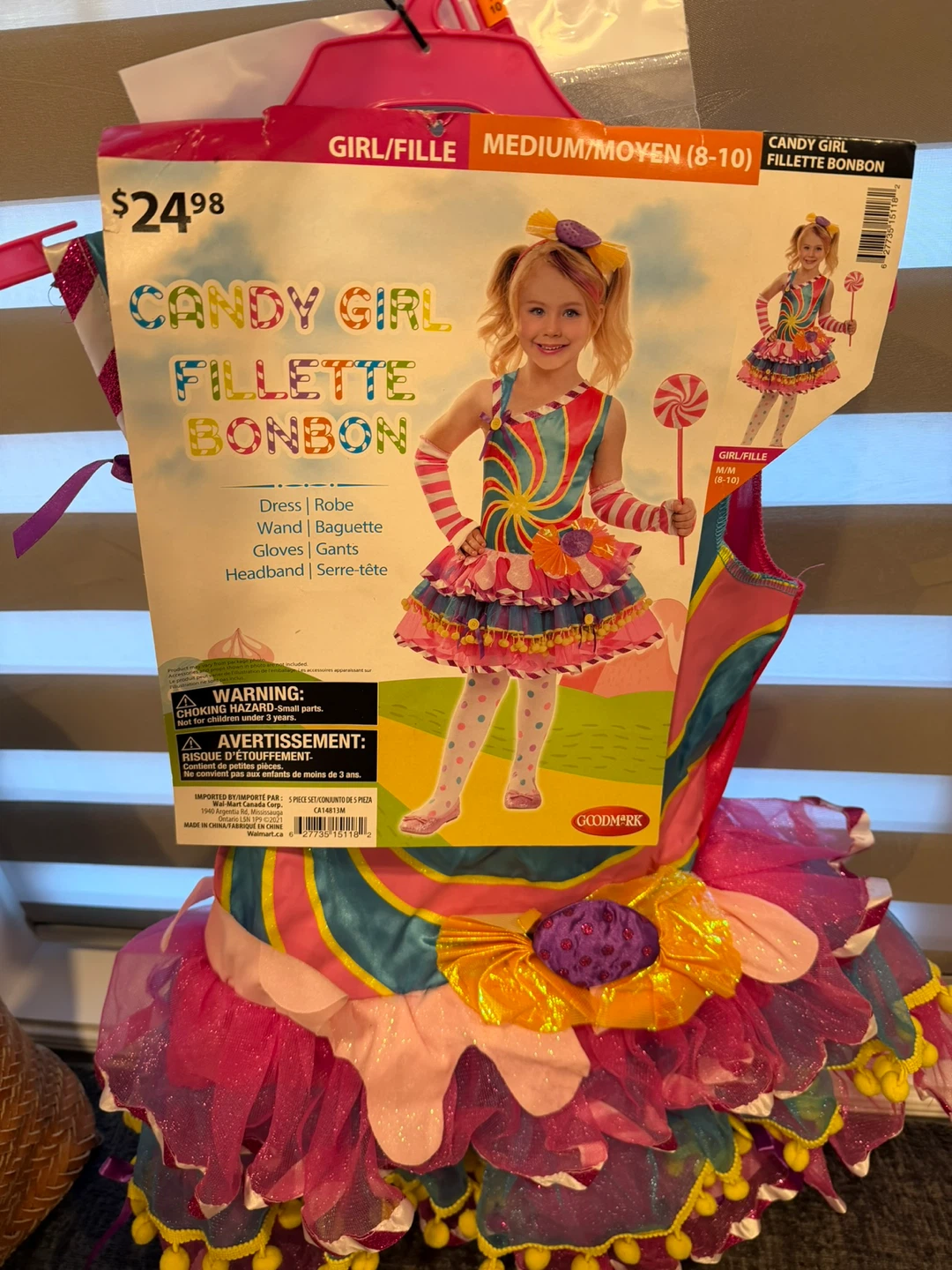 NEW Candy Girl Halloween Costume – Girls Size 8–10