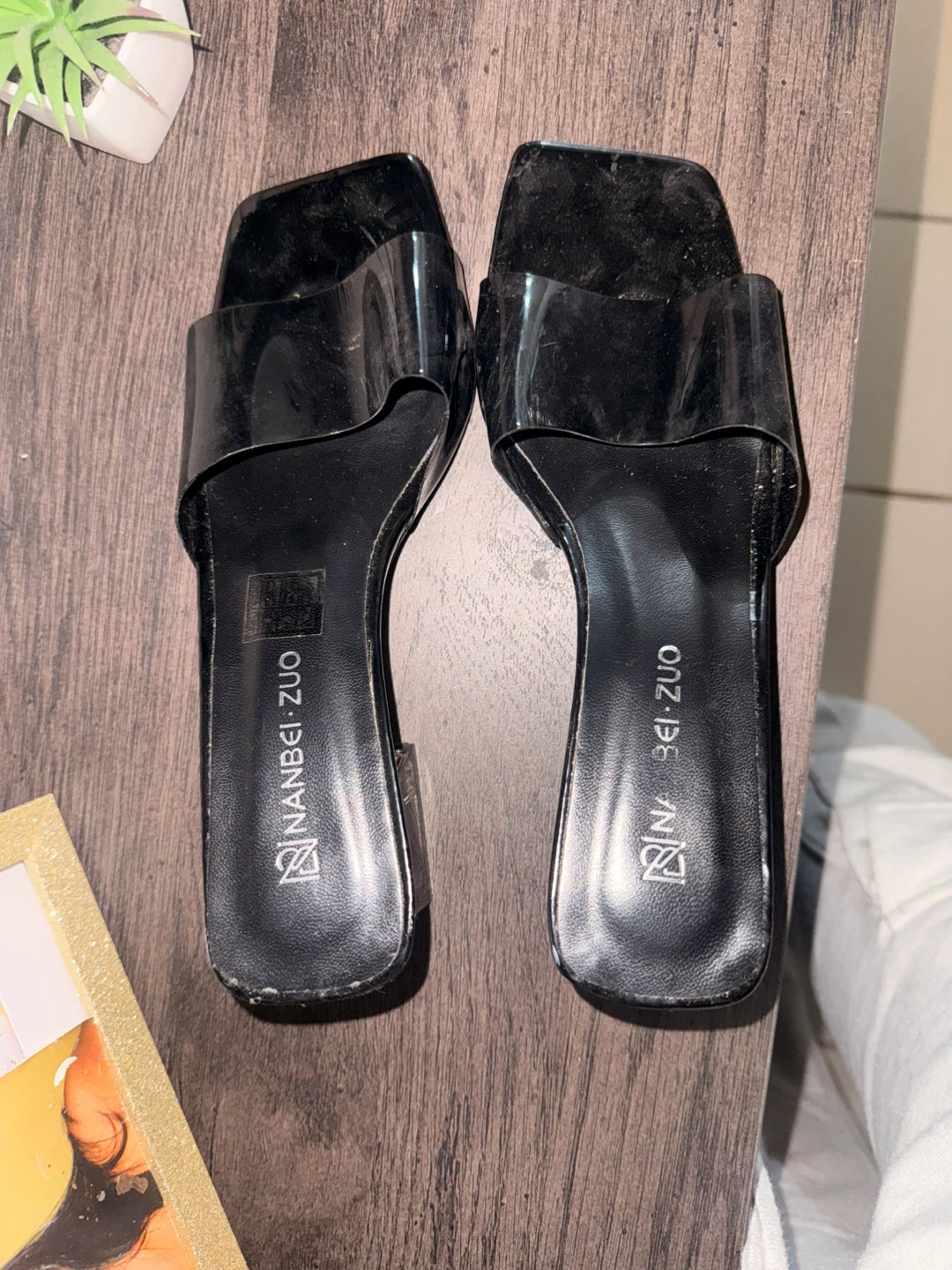 Black Clear Heel Sandals - photo 2
