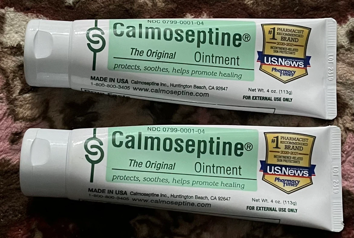 Calmoseptine Ointment 4oz Lot of 2
