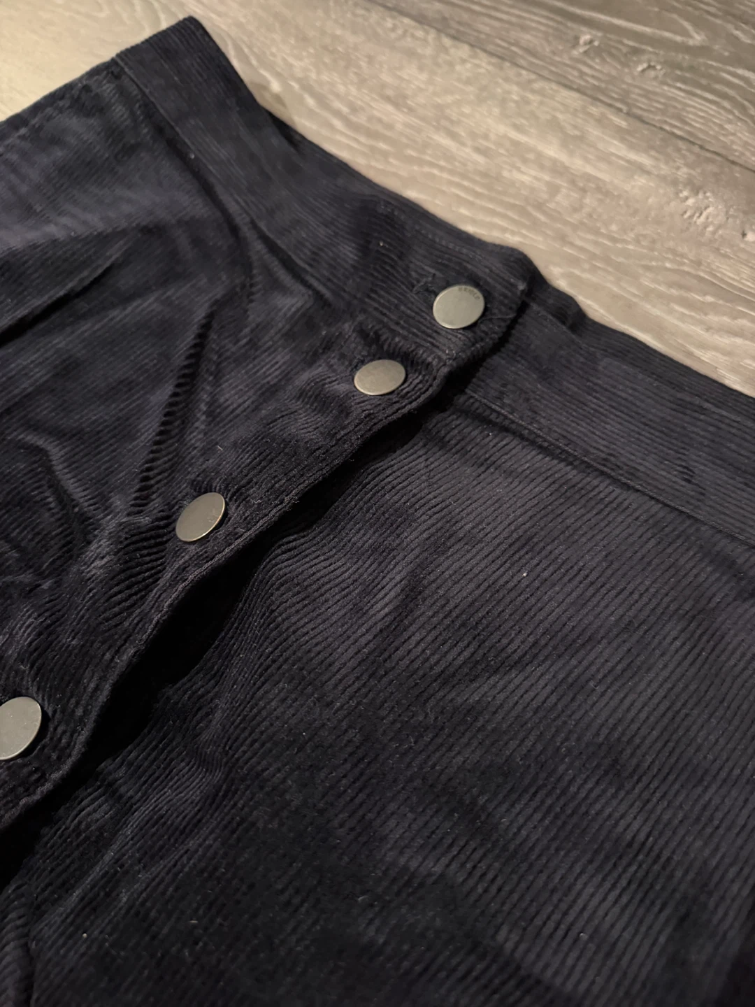 Uniqlo Navy Corduroy Skirt - photo 3