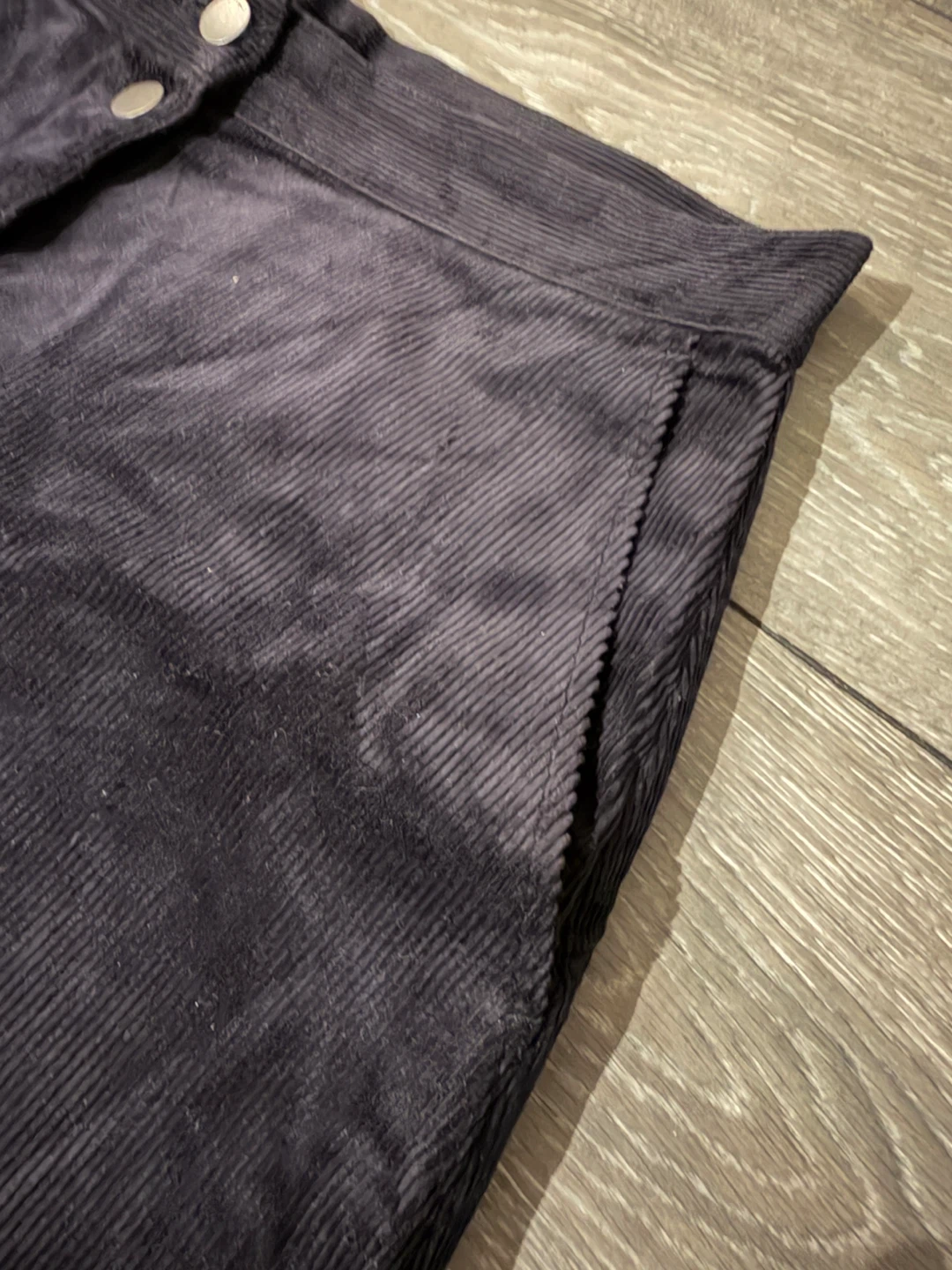 Uniqlo Navy Corduroy Skirt - photo 4