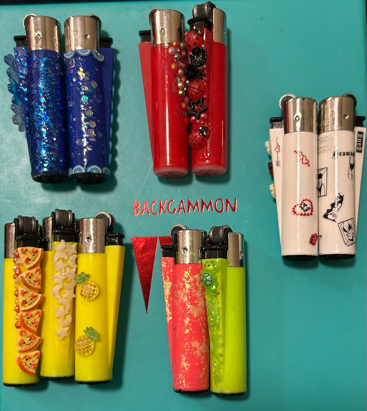 Duo Matching Lighters (bedazzled Clipper Lighters) - photo 2