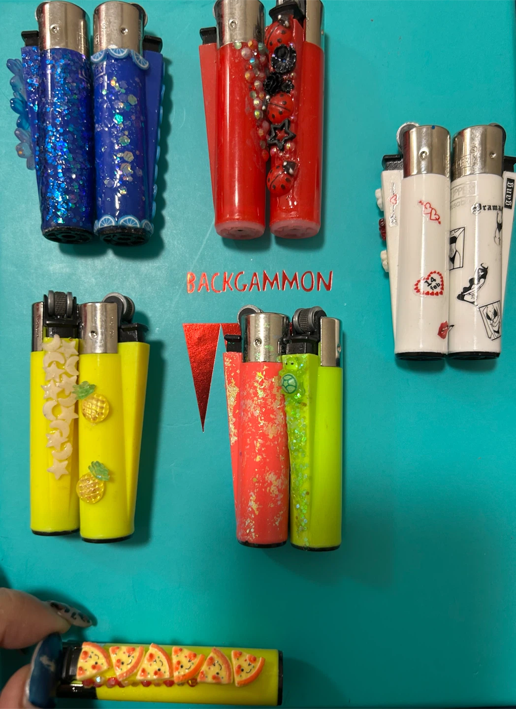 Duo Matching Lighters (bedazzled Clipper Lighters) - photo 4