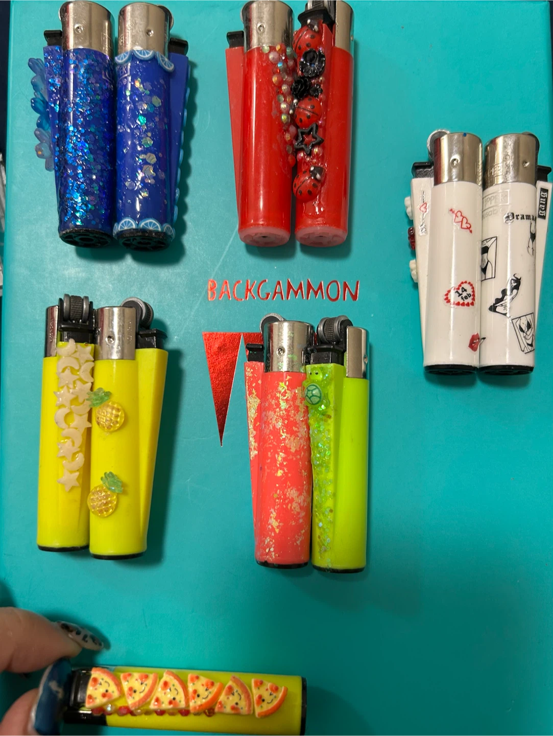 Duo Matching Lighters (bedazzled Clipper Lighters) - photo 5