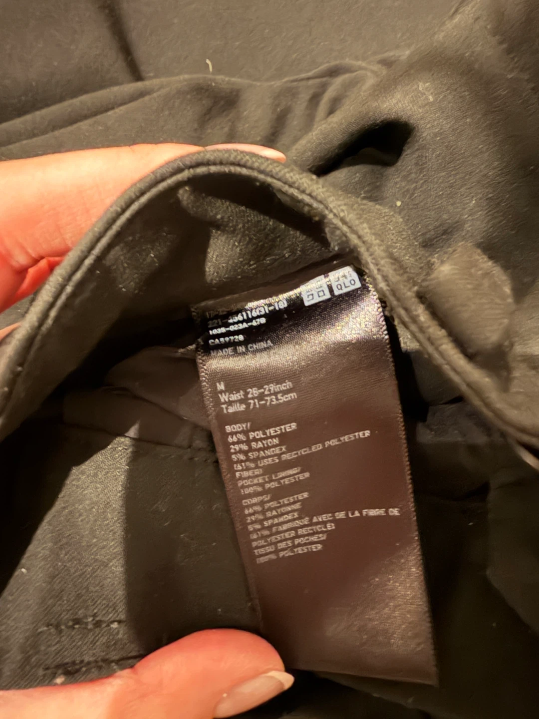 UNIQLO Black Trousers, M - photo 3