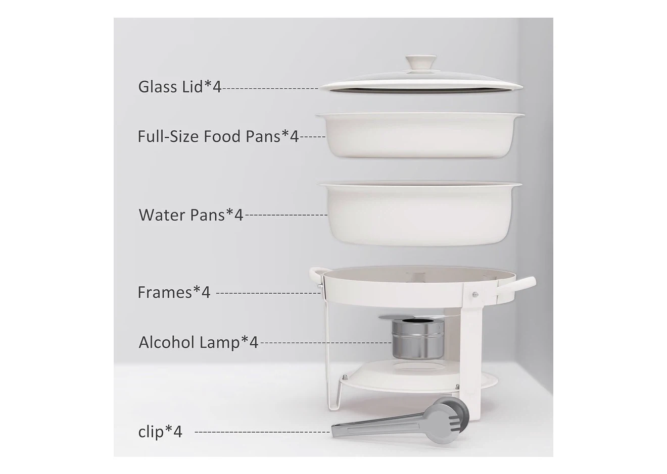 New Chafing Dish Buffet Set of 2 - photo 3