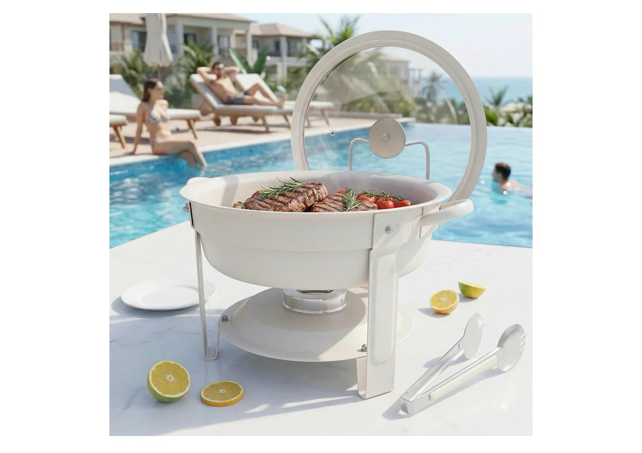 New Chafing Dish Buffet Set of 2 - photo 5