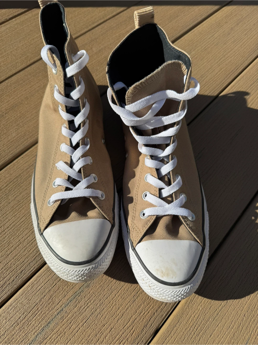 Converse Chuck Taylor high tops, size 10