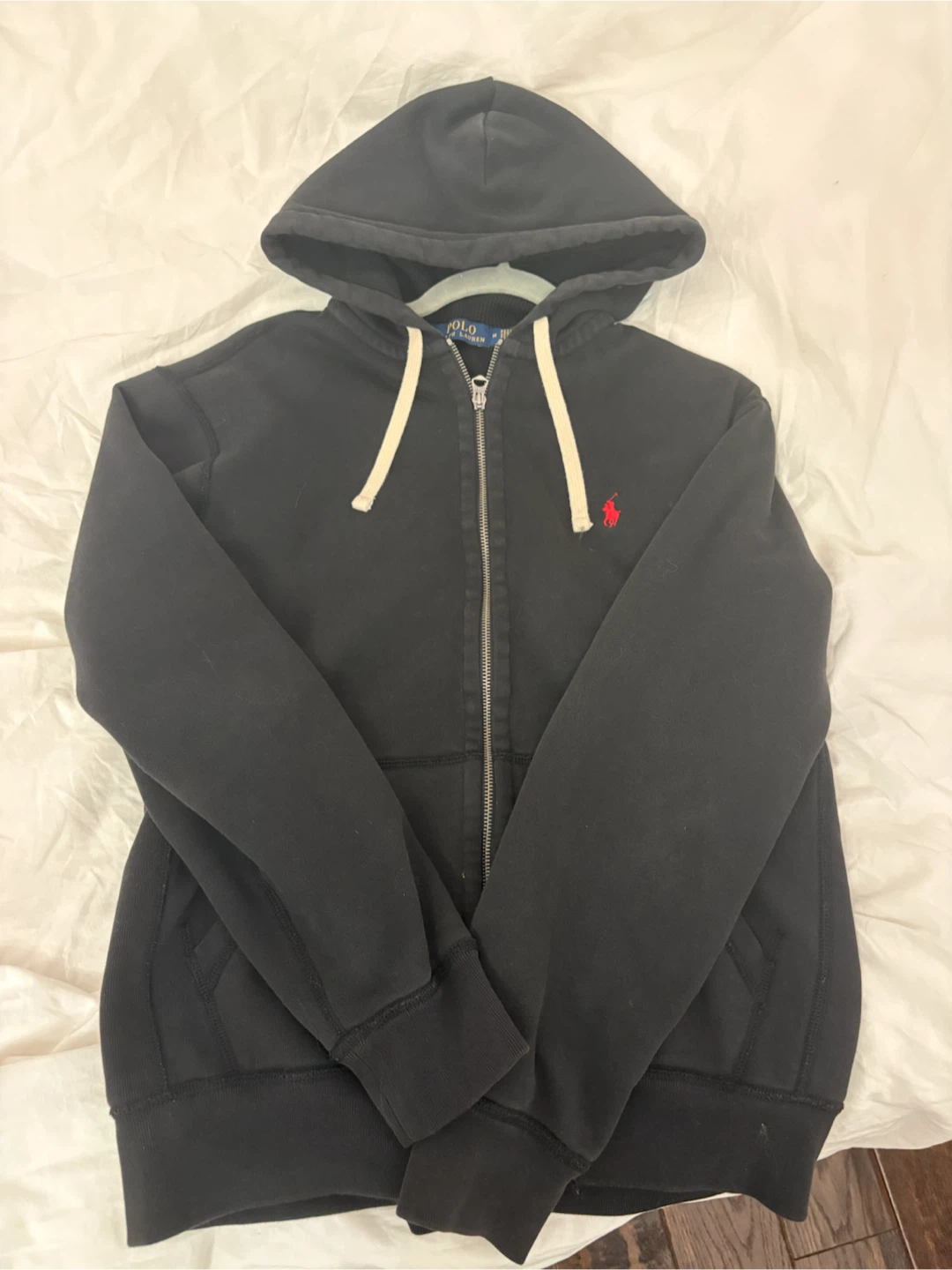 Polo Ralph Lauren Black Zip-Up Hoodie