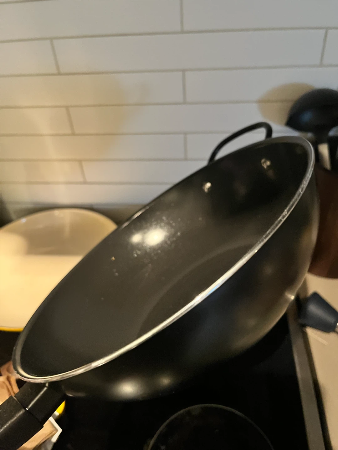 IKEA Black non-stick stir-fry wok - photo 2