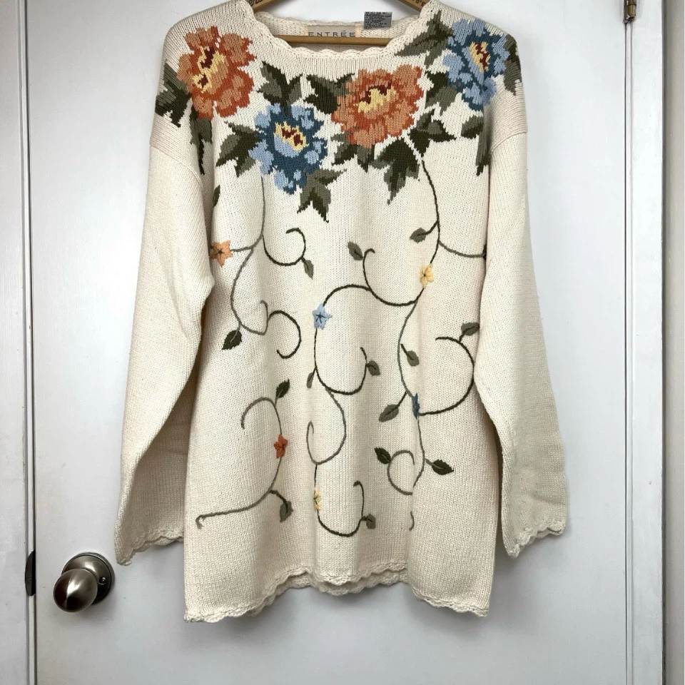 Vintage Sweater Lot of 4 Cotton/Wool - photo 3