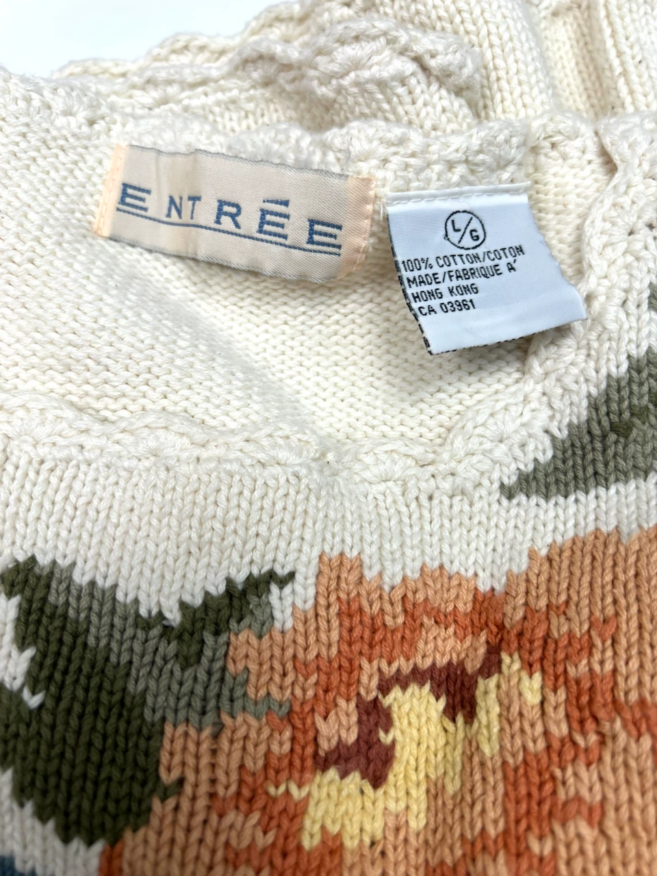 Vintage Sweater Lot of 4 Cotton/Wool - photo 4