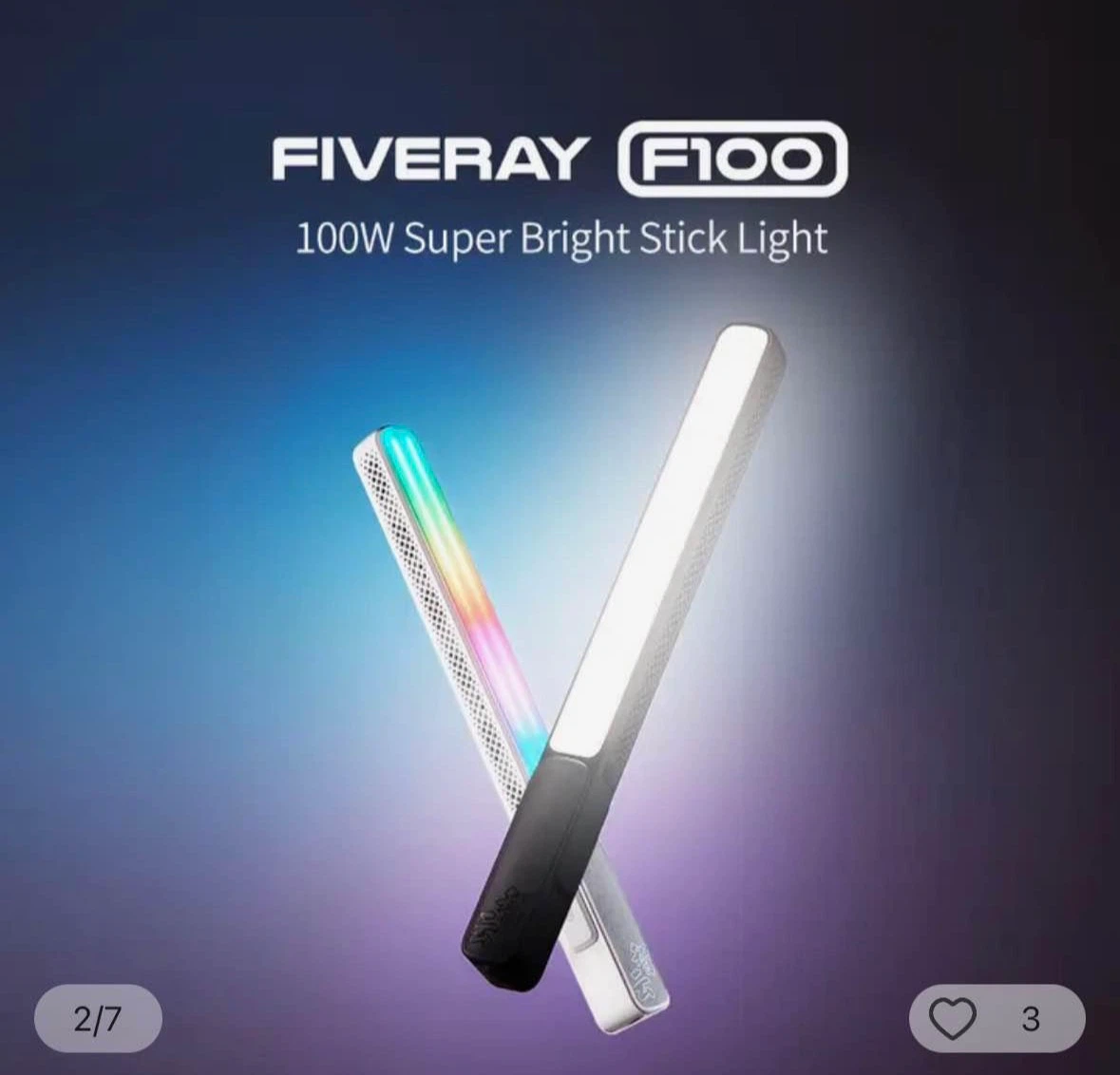 Zhiyun Fiveray F100 LED Stick Light - photo 2