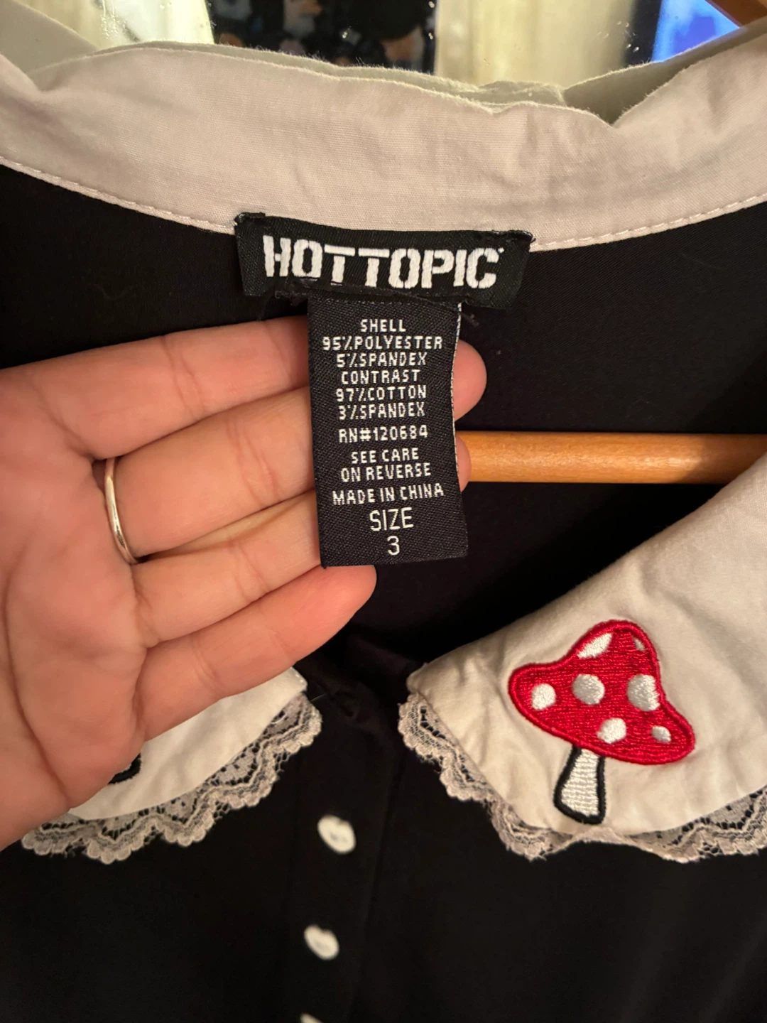 Plus Size 3 Hot Topic Black sleeveless mushroom dress - photo 3