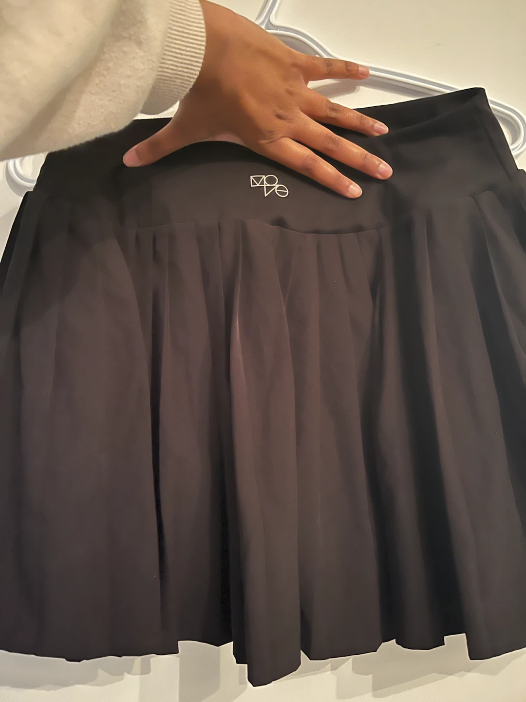 H&M Move Black Pleated Tennis Skirt