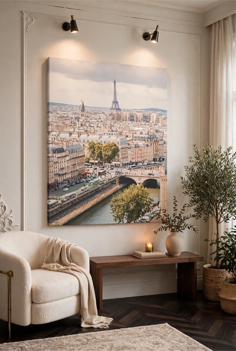 Paris Cityscape Canvas Wall Art