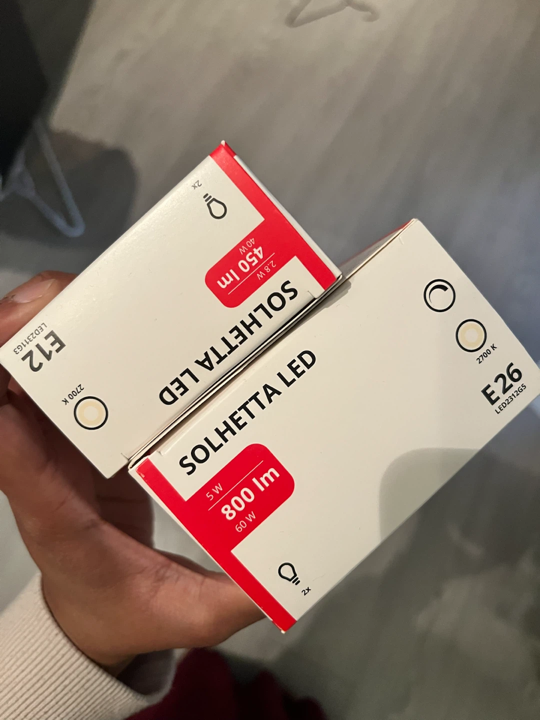 IKEA SOLHETTA LED Bulbs E12 and E26