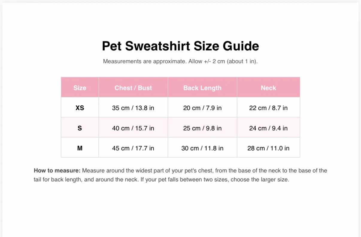 The Furry Face Pink Pet Sweatshirt - photo 3