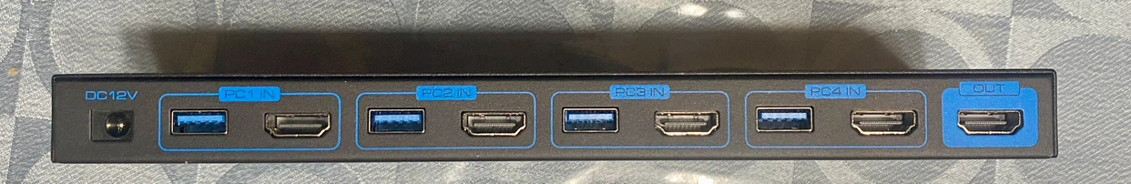 VPFET 4K HDMI KVM Switch 4x1 VP-SW240 - photo 4