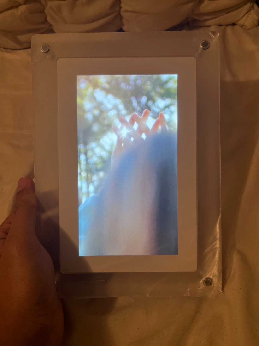Digital Video Frame with Acrylic Frame