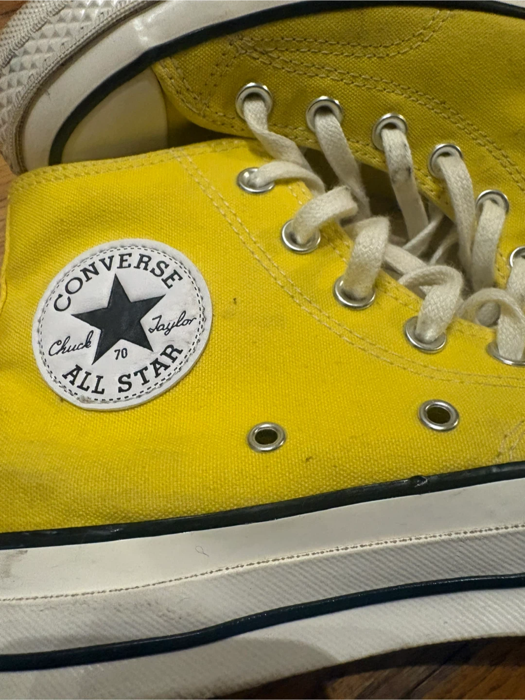 Converse Chuck Taylor 70 High Tops Yellow Size 5.5 - photo 3