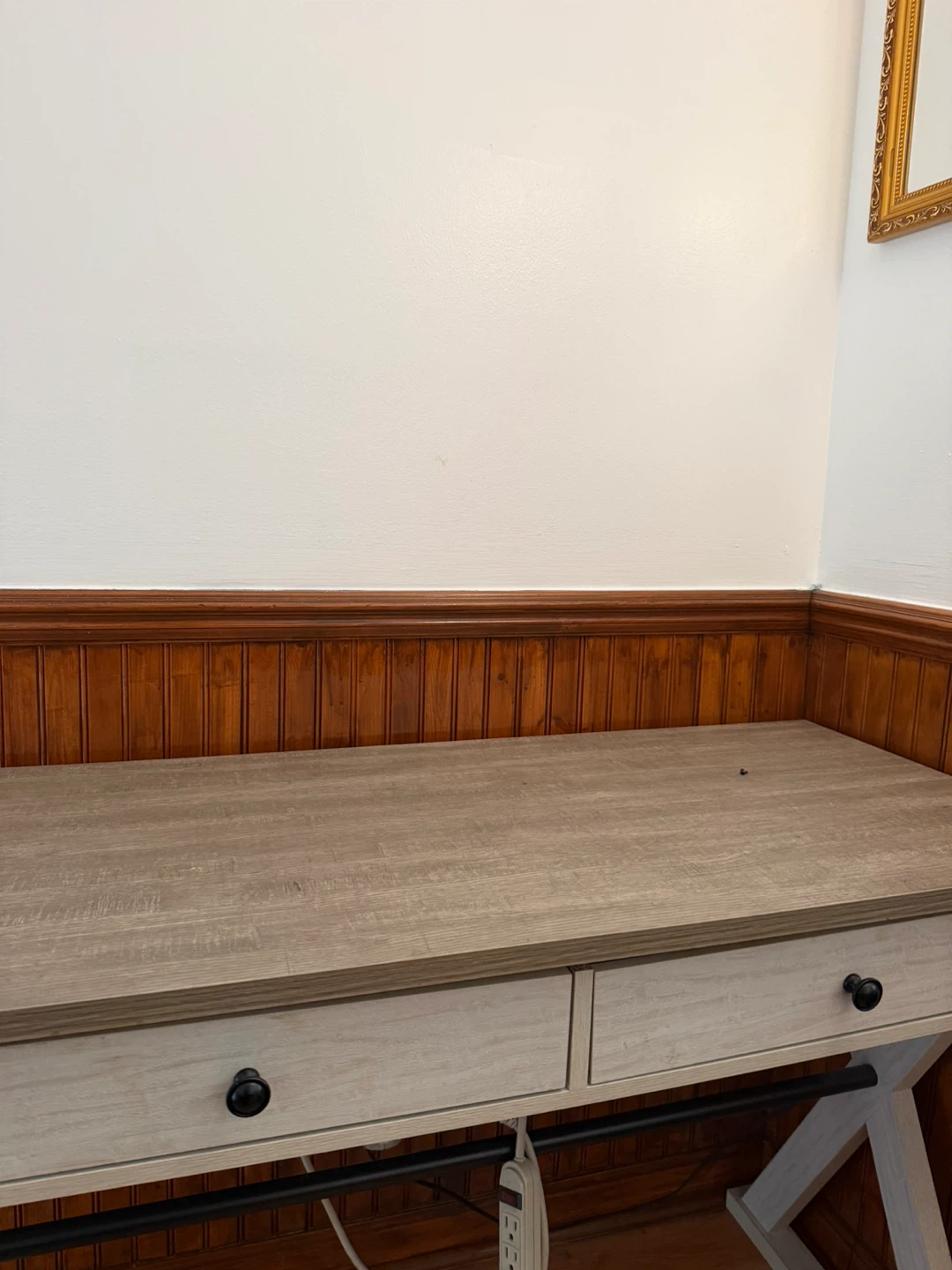 Two-Drawer X-Frame Writing Desk