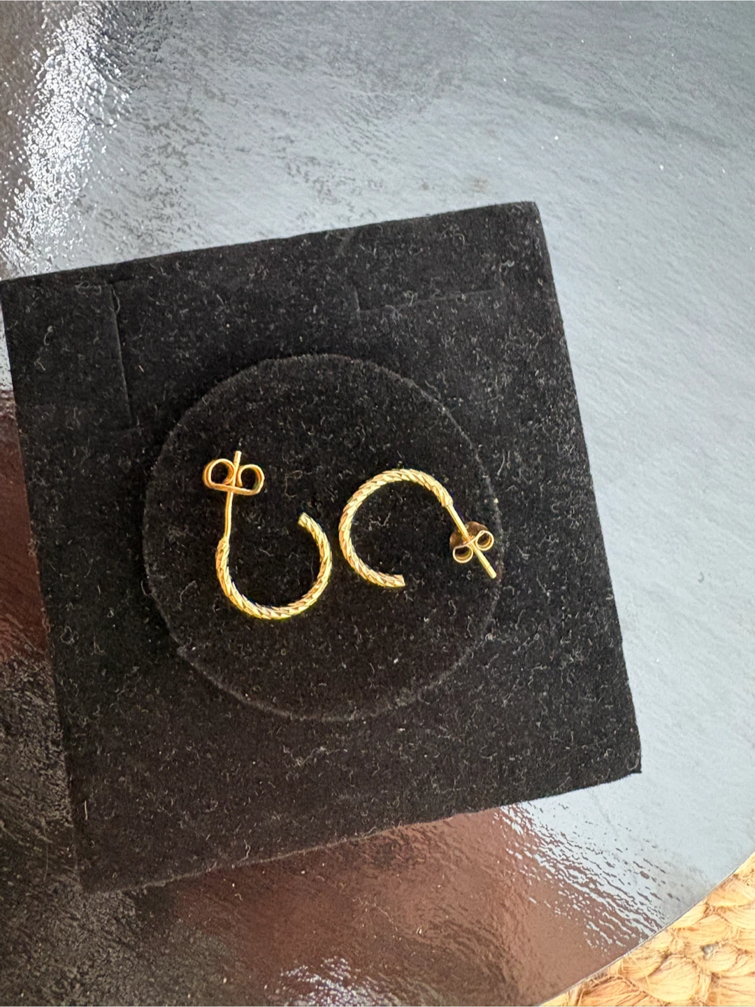 Gold  filled Twisted Hoop Earrings - photo 2