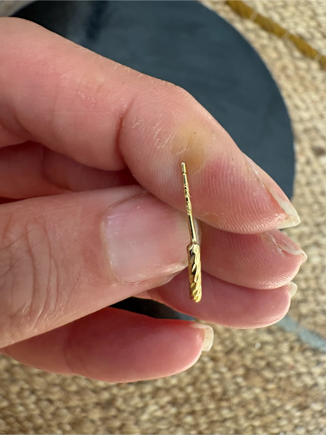 Gold  filled Twisted Hoop Earrings - photo 3