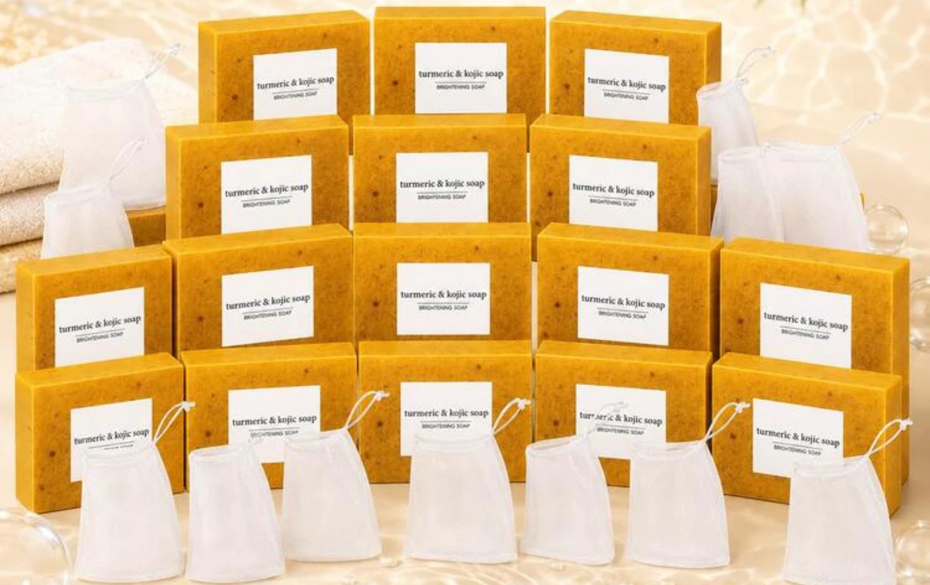 Turmeric and Kojic Acid Brightening Soap