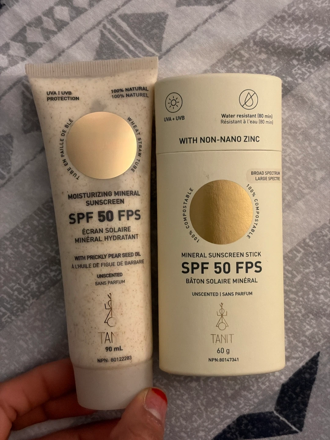 Tanit Mineral Sunscreen Tube and Stick Set