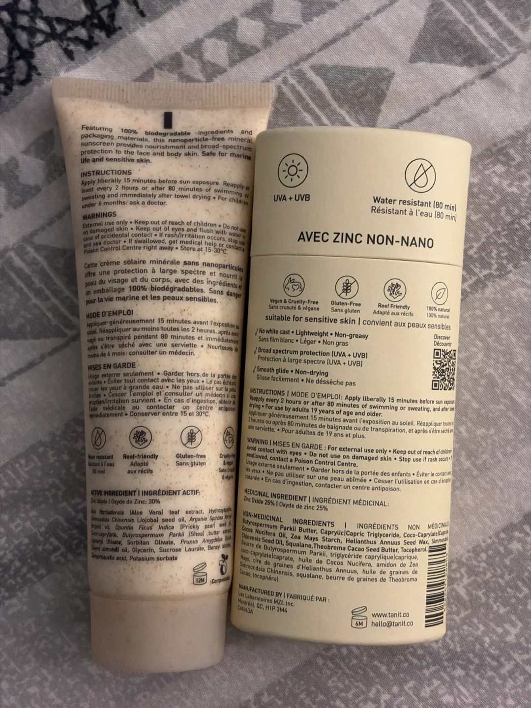 Tanit Mineral Sunscreen Tube and Stick Set - photo 2