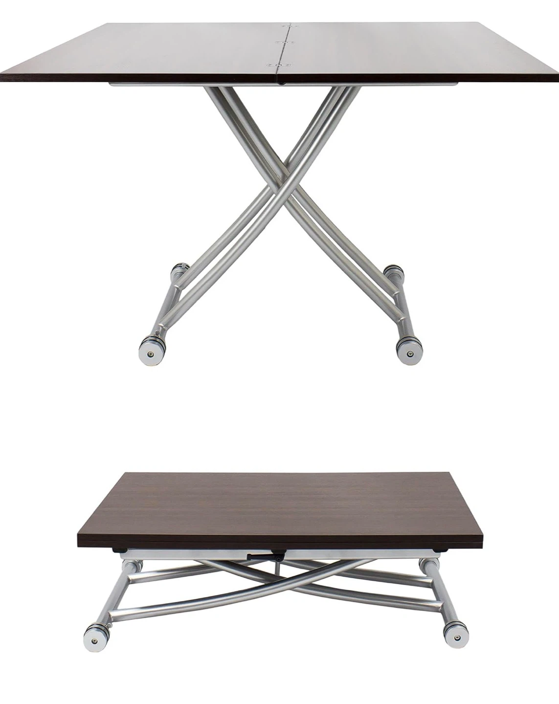 Adjustable Height Folding Coffee and Dining Table - photo 2