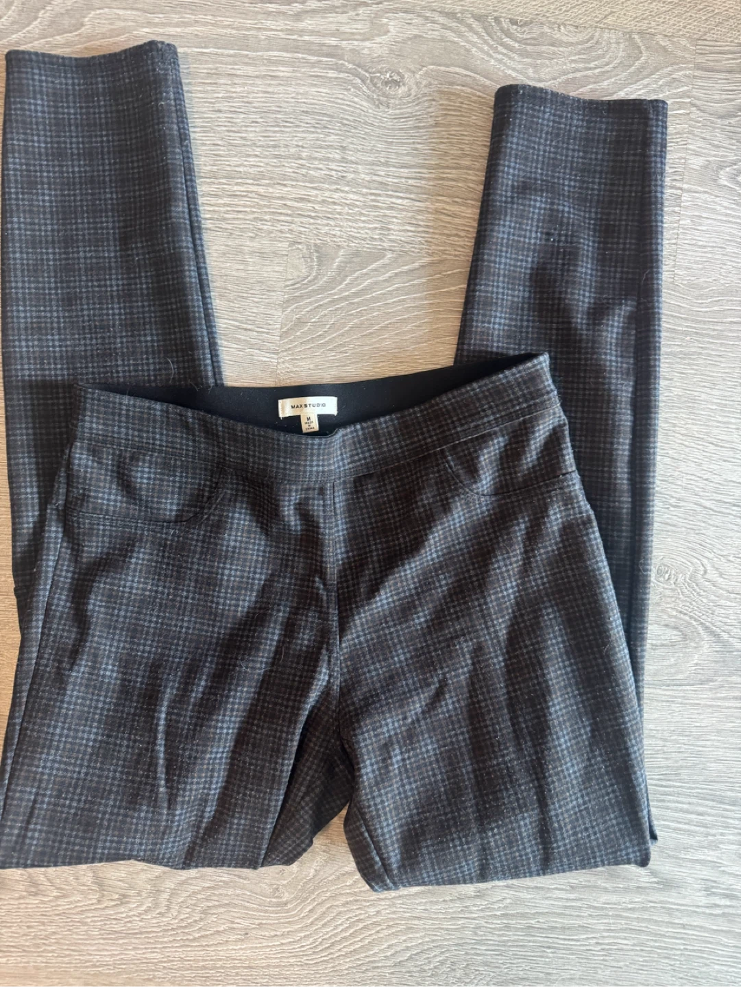 Max Studio Plaid Pull-On Trousers - photo 2