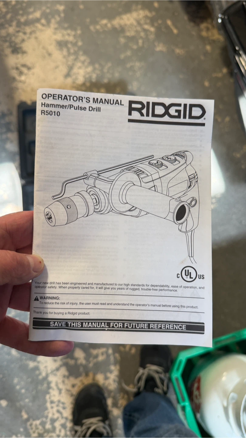 Ridgid R5010 1/2 in. Hammer/Pulse Drill - photo 3