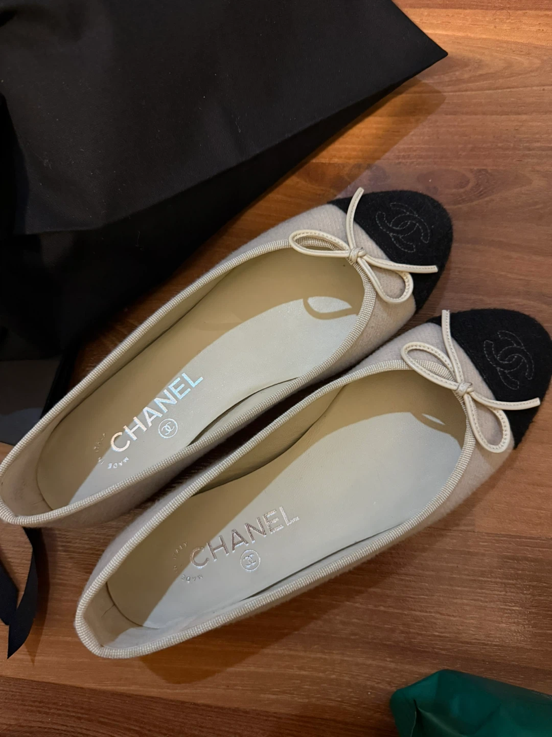 Chanel Ballet Flats Size 37.5