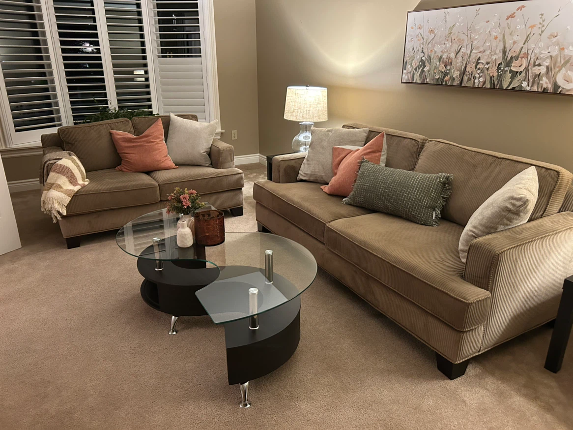 Chesterfield Sofa & Loveseat Set