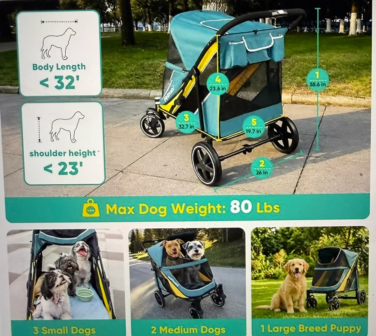 Ibiyaya Pet Stroller - photo 2