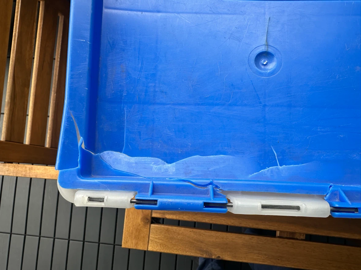 Plastic Storage Bin with Lid - photo 3