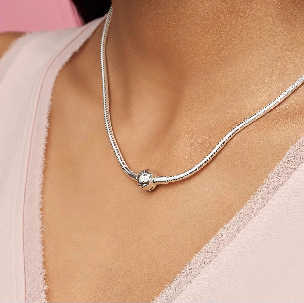 Silver Snake Chain Necklace