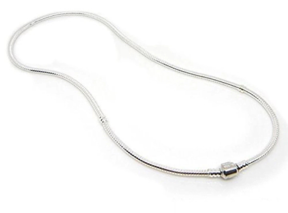 Silver Snake Chain Necklace - photo 2