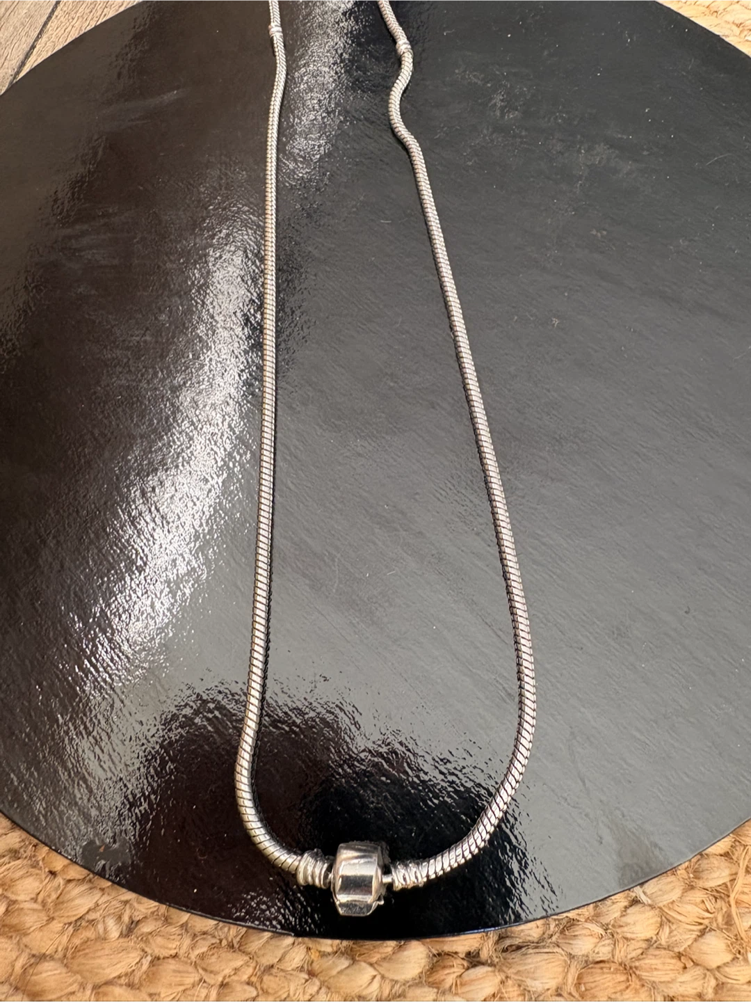 Silver Snake Chain Necklace - photo 3
