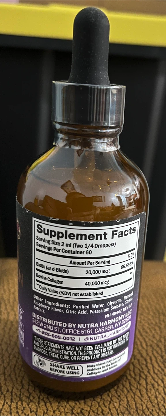 Nutra Harmony Biotin Collagen Supplement 120ml - photo 2