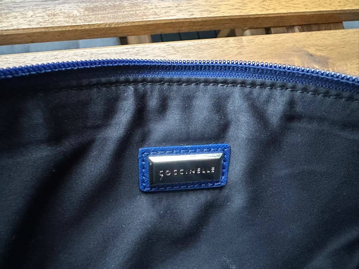 Blue Coccinelle Leather Wristlet Clutch - photo 5