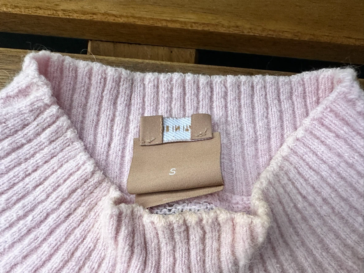 BOSS Light Pink Mock Neck Sweater - photo 3