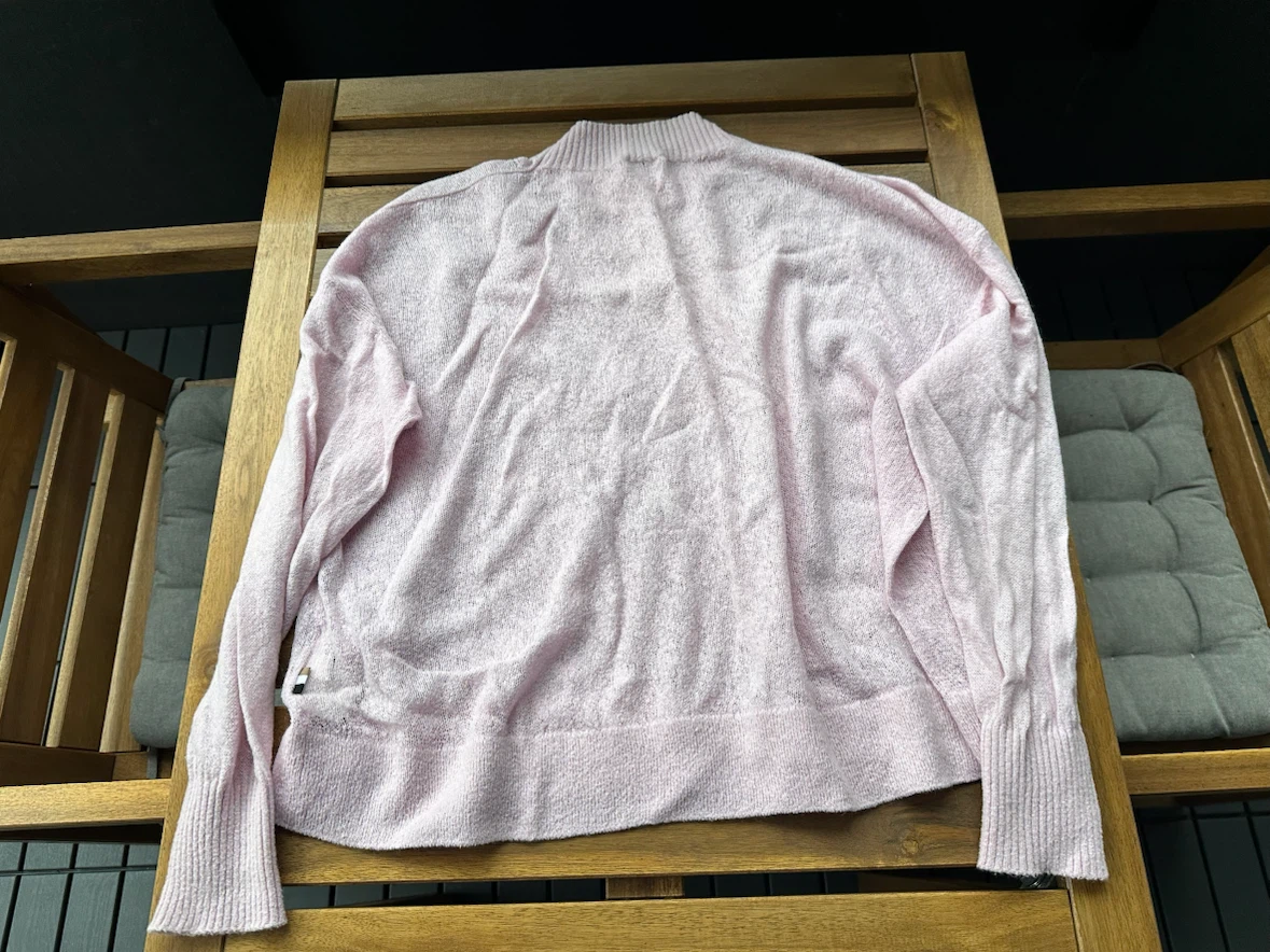 BOSS Light Pink Mock Neck Sweater - photo 4
