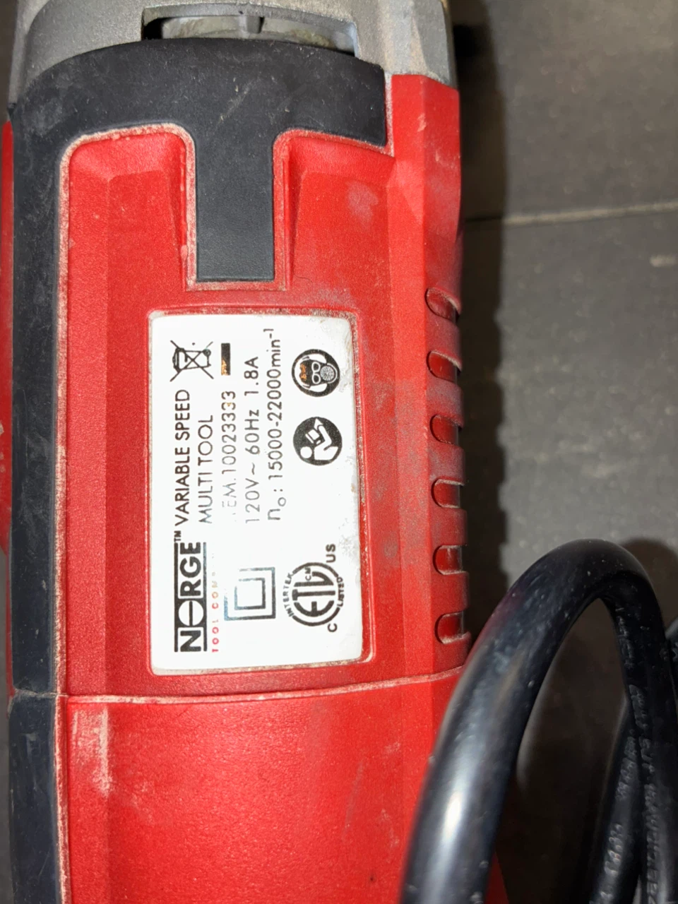 Norge Variable Speed Multi Tool