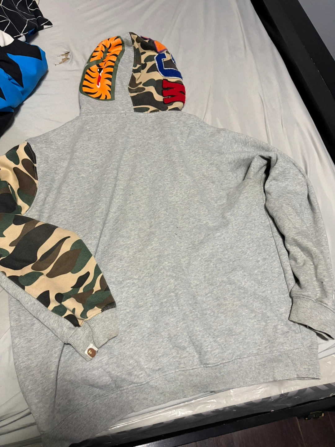 A Bathing Ape Shark Camo Zip-Up Hoodie - photo 2