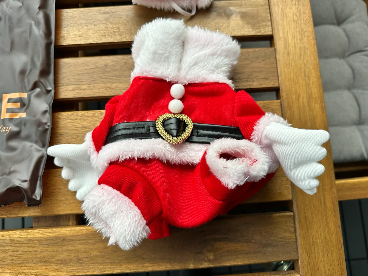 Alfie Santa Pet Costume Set size extra small - photo 2